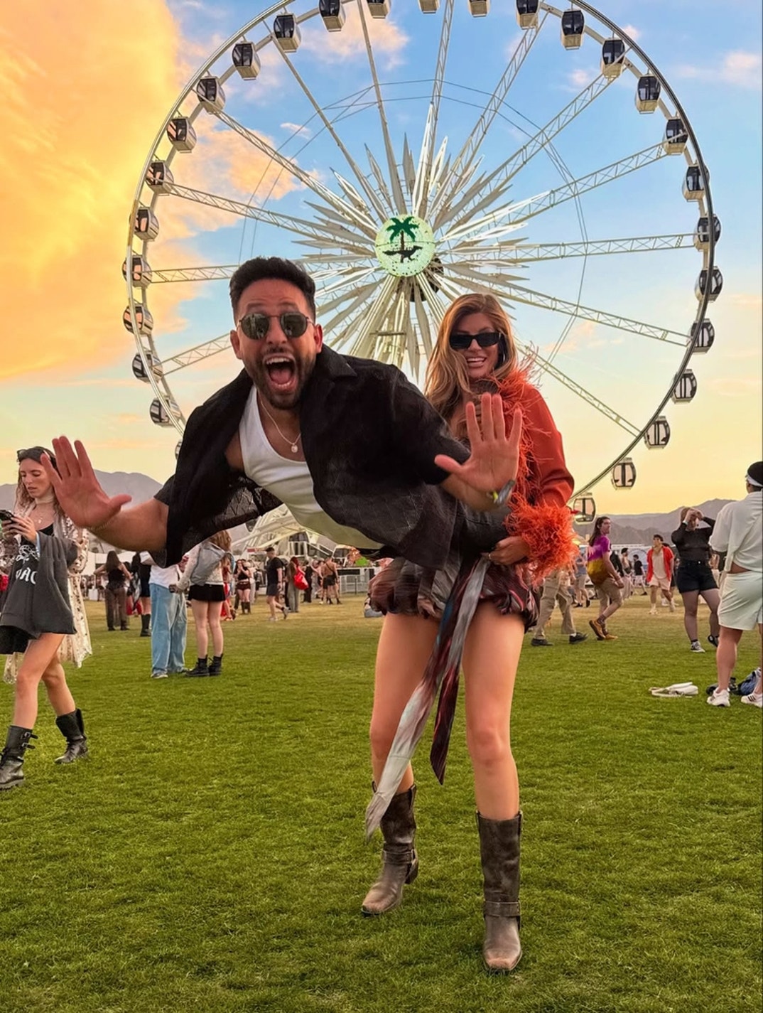 Anwar Jibawi and Hannah Stocking