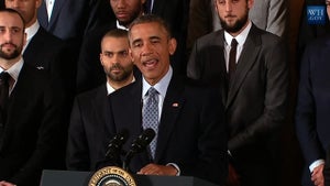 Barack Obama -- Roasts The Spurs ... It's Hard to Hate Old People
