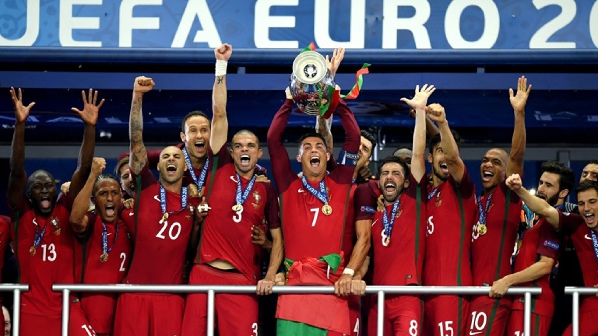 Portugal Celebrates Winning UEFA Euro 2016