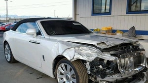 Kris Jenner's Totaled Rolls-Royce Up For Sale (PHOTOS)
