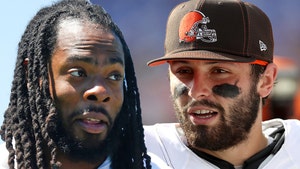 Richard Sherman Apologizes to Baker Mayfield for Handshake Gate, 'My Bad!'