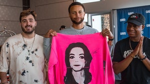 Stephen Curry Signs Pete Davidson's Pink MJ Hoodie From Record-Breaking Game