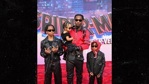 Offset Takes Sons to 'Spider-Man: Across the Spider-Verse' Premiere