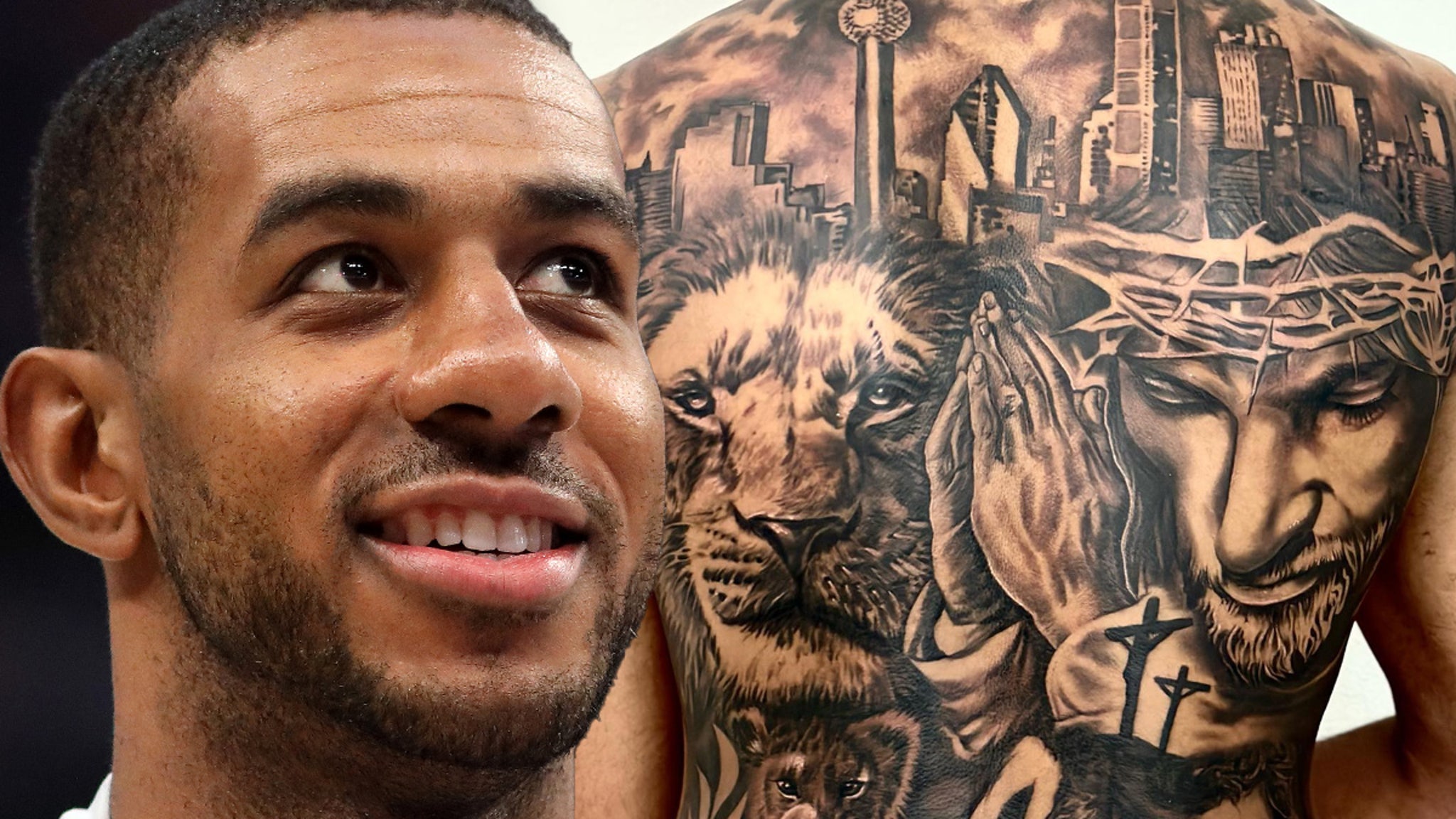 LaMarcus Aldridge Gets Huge Back Tattoo Featuring Image Of Joker