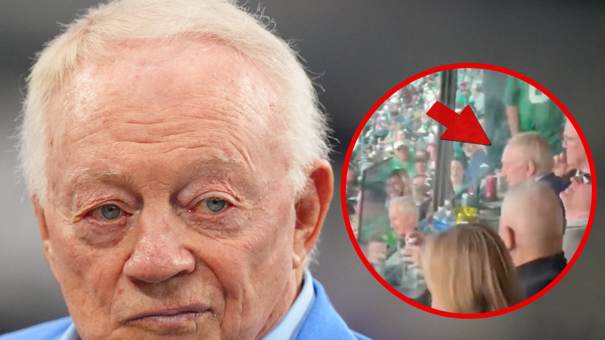 Jerry Jones Heckled By Eagles Fans Throughout Cowboys’ Blowout Loss