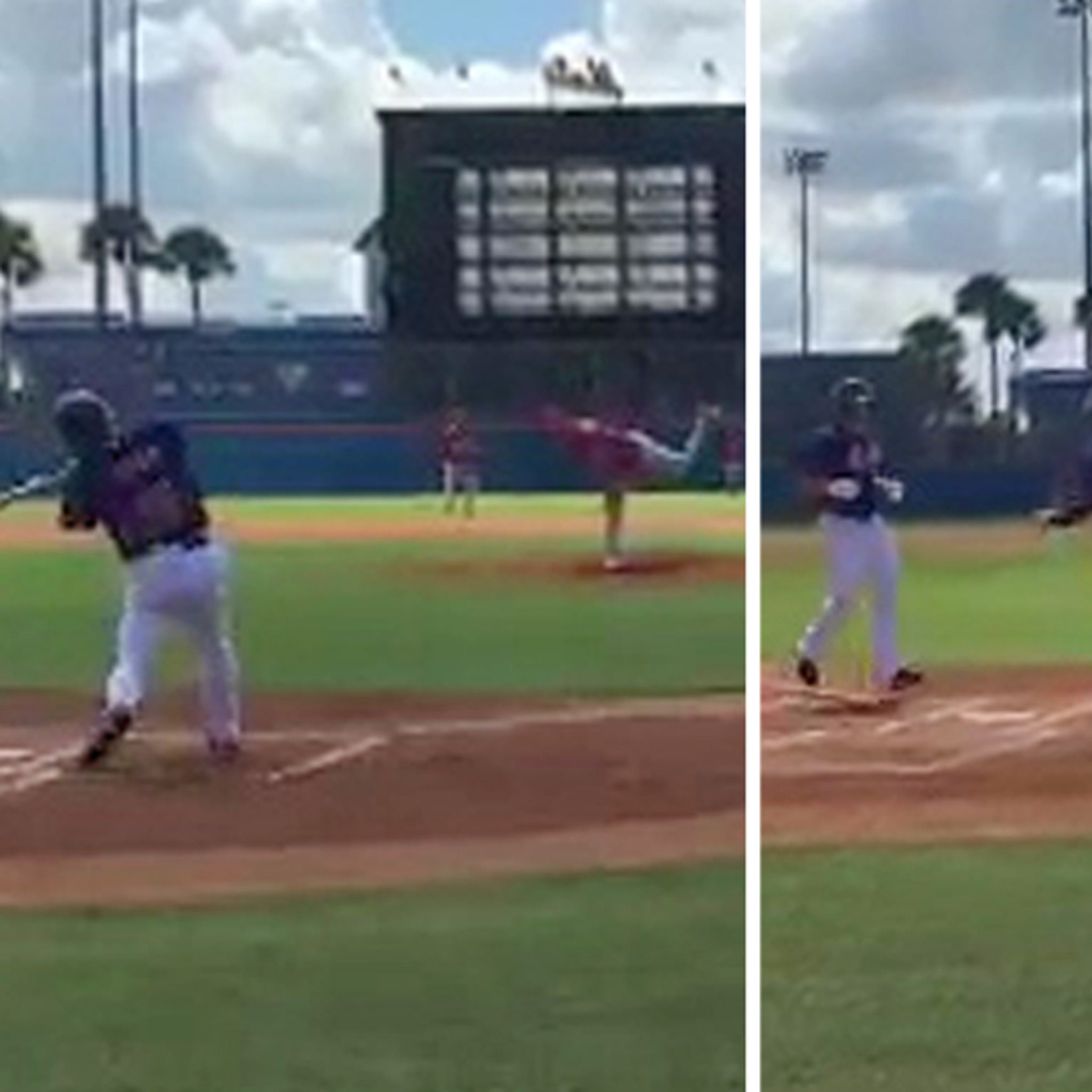 Tim Tebow hits home run on first pitch of first instructional league game  for New York Mets - ESPN