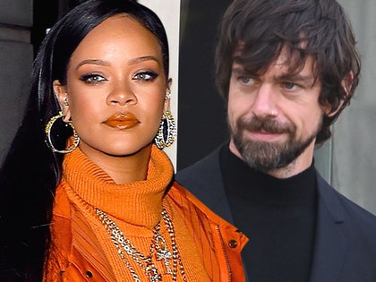 0409 rihanna jack dorsey getty