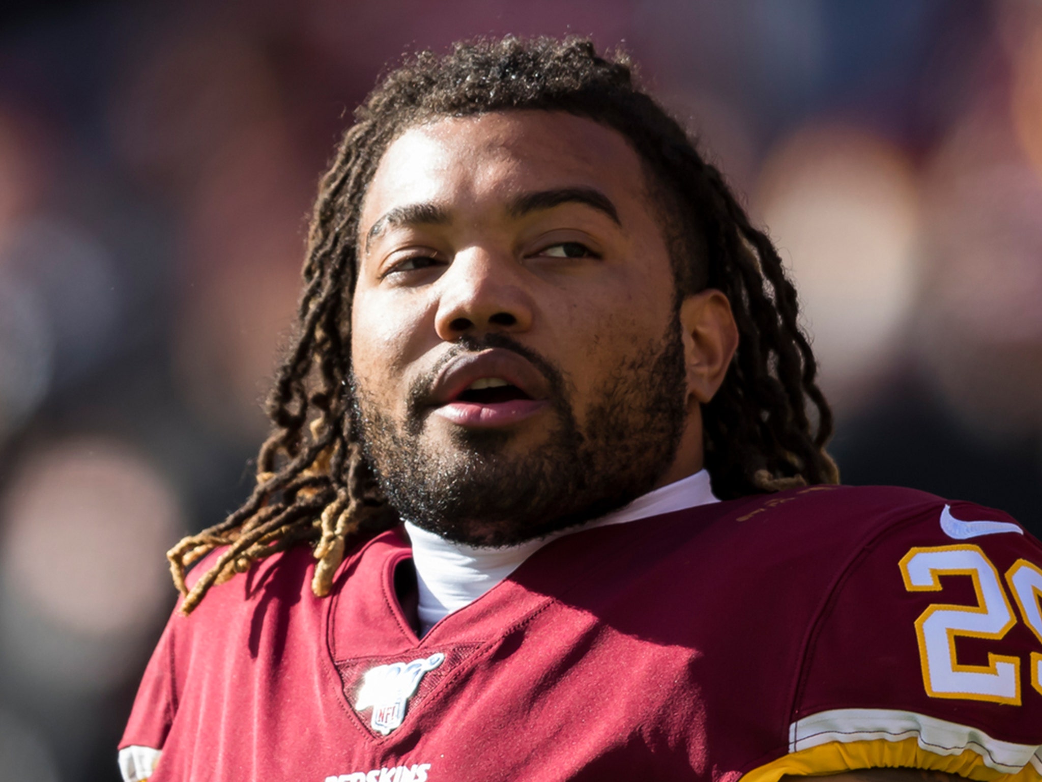 NFL's Derrius Guice Arrested for Domestic Violence, Cut By Washington