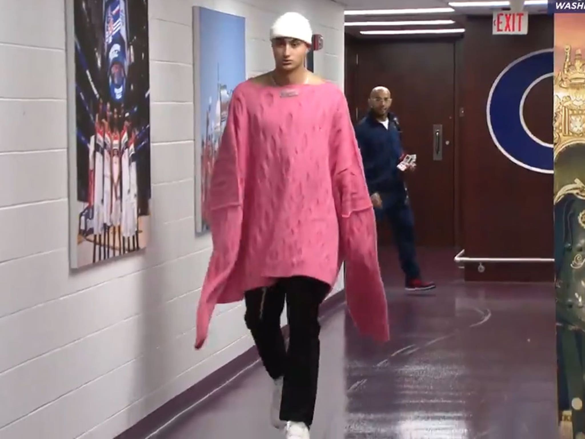 Kyle Kuzma Roasted Over Massive Pink Sweater, 'S*** Getting Outta