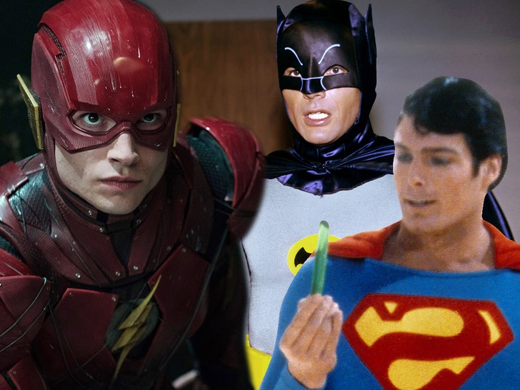 flash superman batman