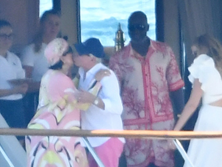 Corey Gamble Grabs Handful Of Kris Jenner While Partying In Capri