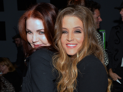 Lisa Marie Presley and  Priscilla Presley