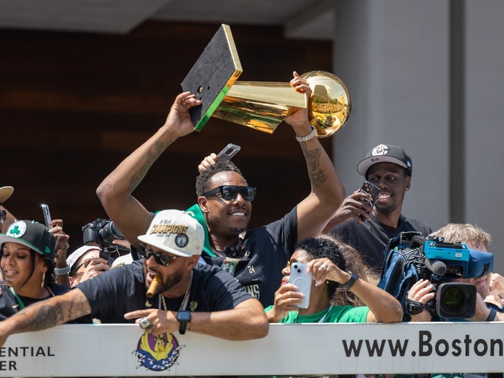 Celtics Take To The Street For Championship Parade
