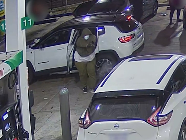 Gunmen Ambush Car at Gas Station in Horrifying Surveillance Footage