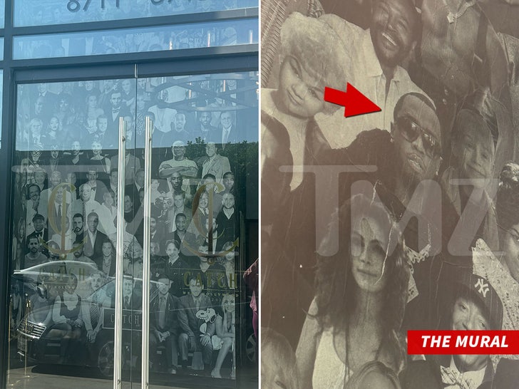 pegue o mural diddy de los angeles lado a lado tmz