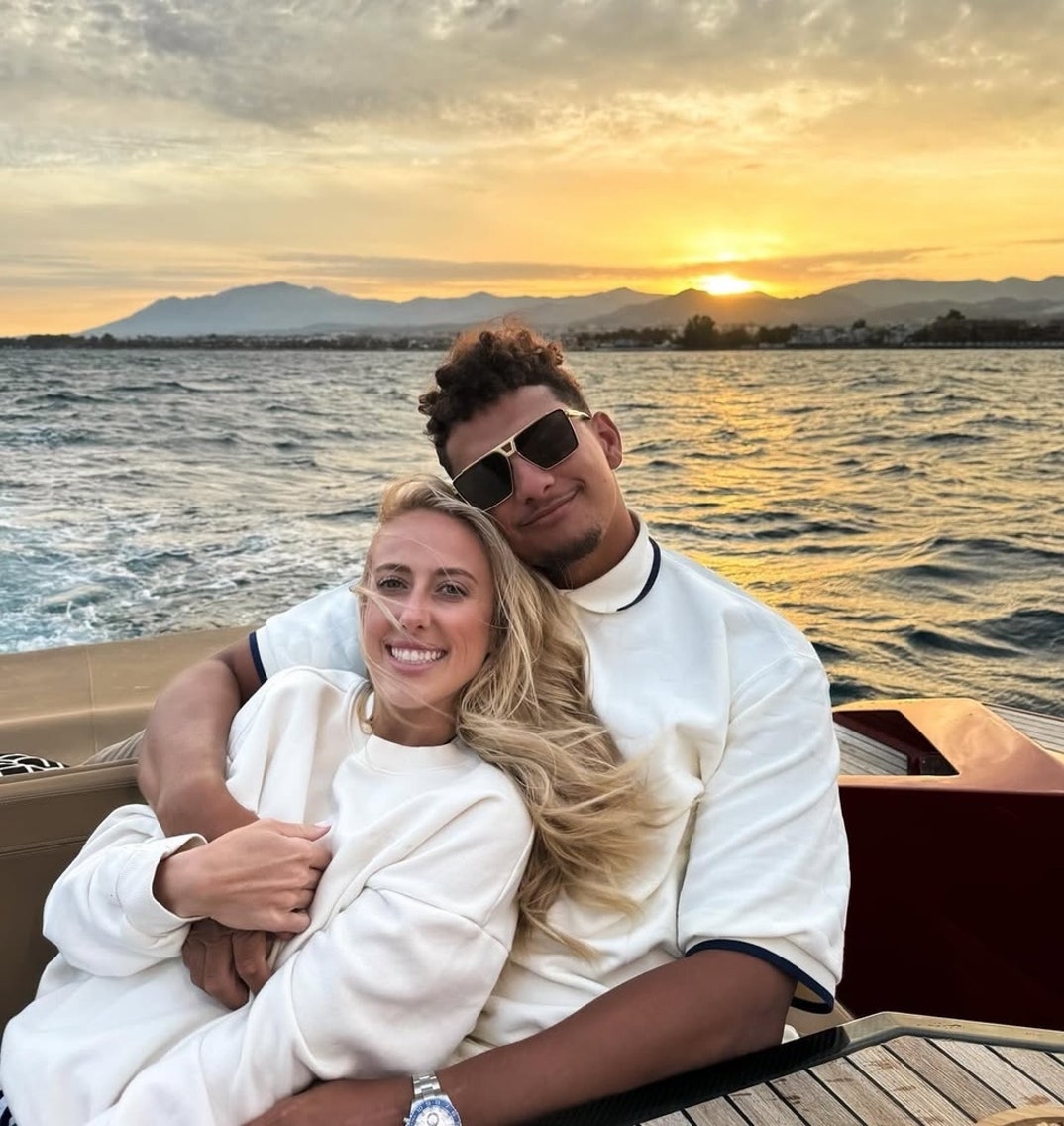 Patrick and Brittany Mahomes