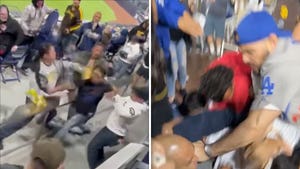 Several Brawls Break Out At Dodgers-Padres Game, Haymakers Caught On Video