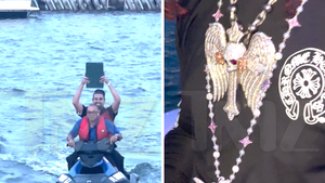 Trippie Redd Gets $150K Birthday Chains Delivered by Jet Ski to Yacht