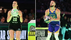 Steph Curry Defeats WNBA's Sabrina Ionescu in Three-Point Contest