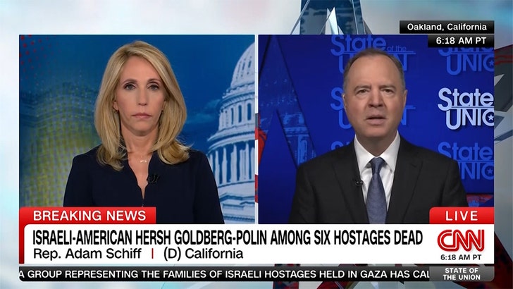 Rep. Adam Schiff Says ‘Sons of B*****s’ Who Killed Israeli Hostages Need to Be Hunted Down