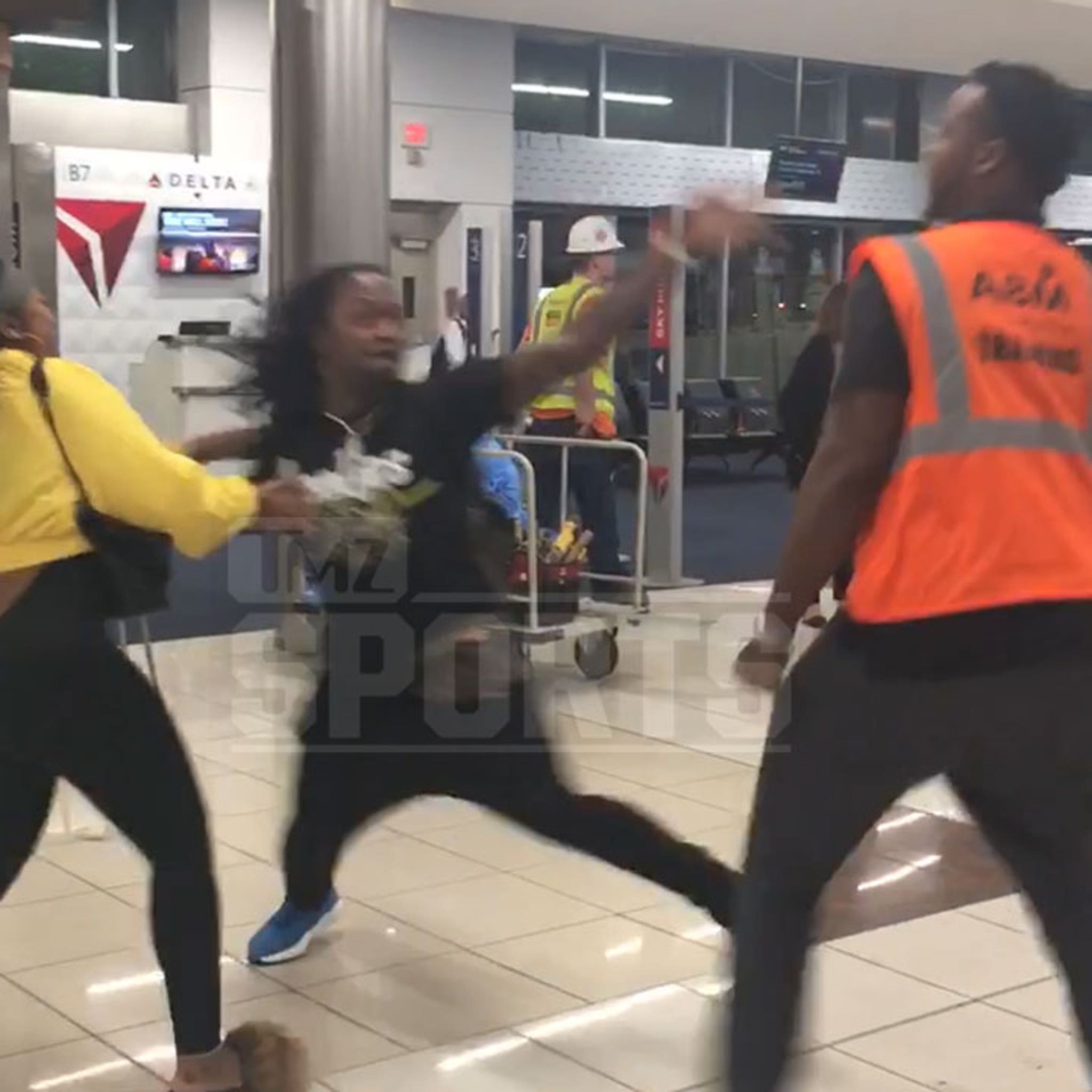 Adam Pacman Jones knocks Atlanta airport employee out in fistfight