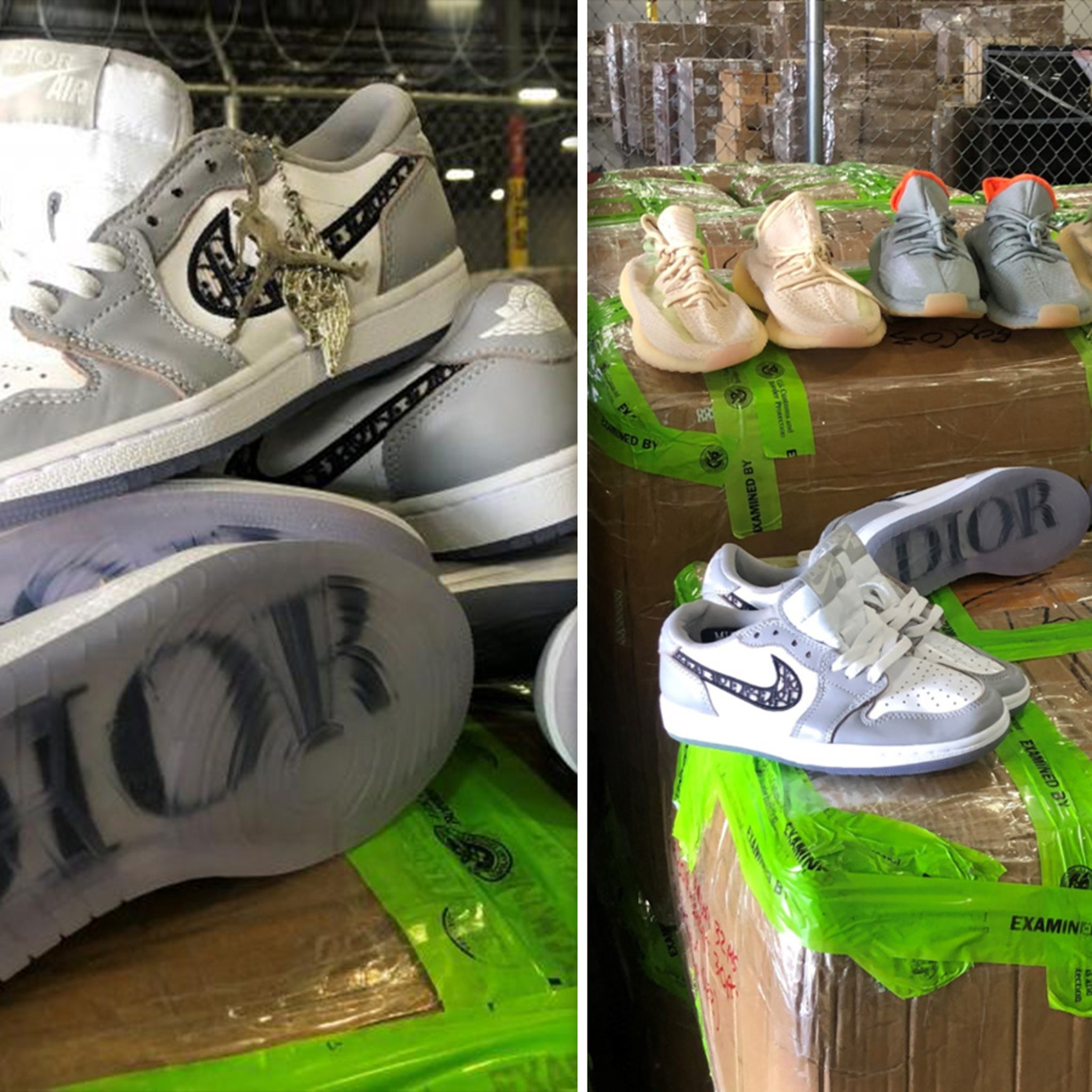More than 14,000 fake Nikes were seized in LA