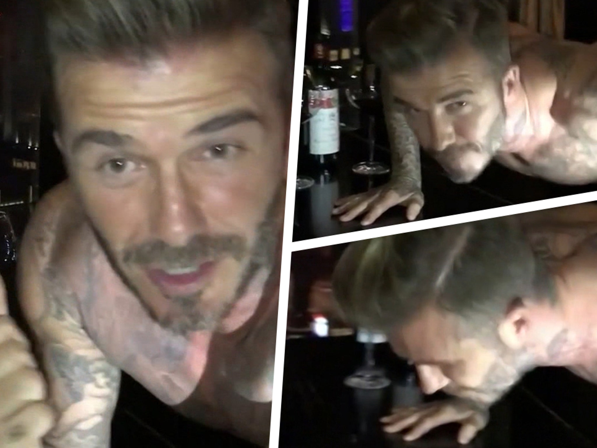 David Beckham Did Push-Ups While Shirtless on Top of a Piano! (Video):  Photo 3769201, David Beckham, Shirtless Photos