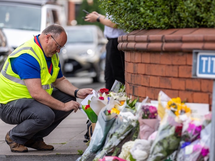 Memorial Outside The Taylor Swift Theme Dance Class Stabbing Scene