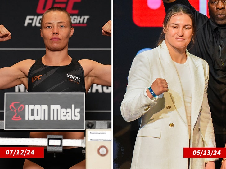 Katie Taylor and Rose Namajunas getty 1