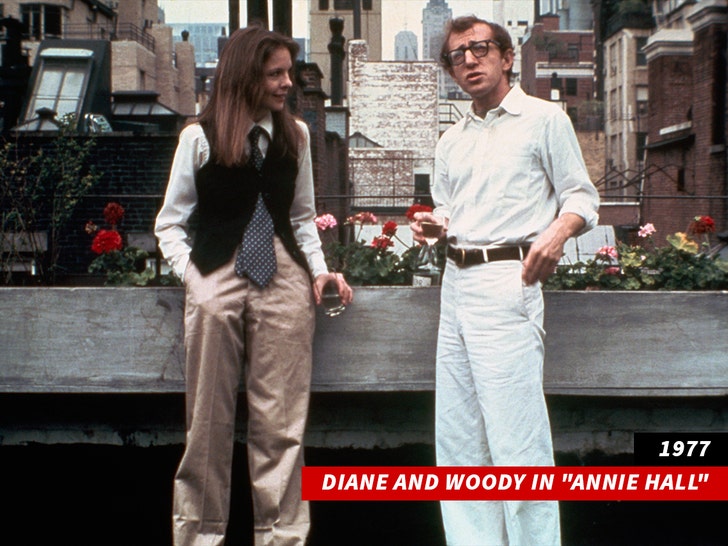 Diane Keaton e Woody Allen in Annie Hall getty 1