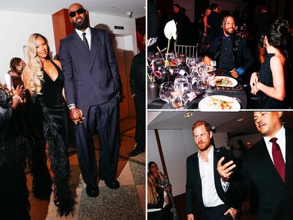 Lebron James and Savannah James, Jalen Brunson, Prince Harry