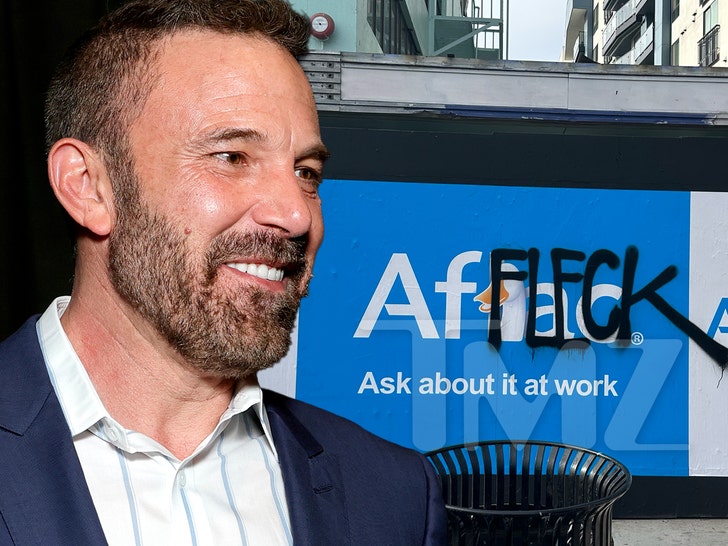 Ben Affleck's Name Appears on Aflac Ads Across Los Angeles