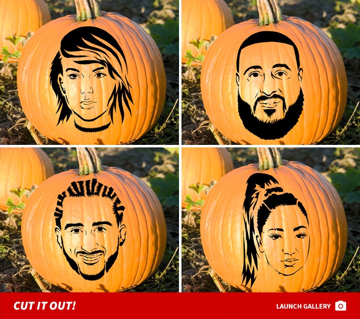 TMZ's Celebrity Pumpkin Stencils -- Cut It Out!