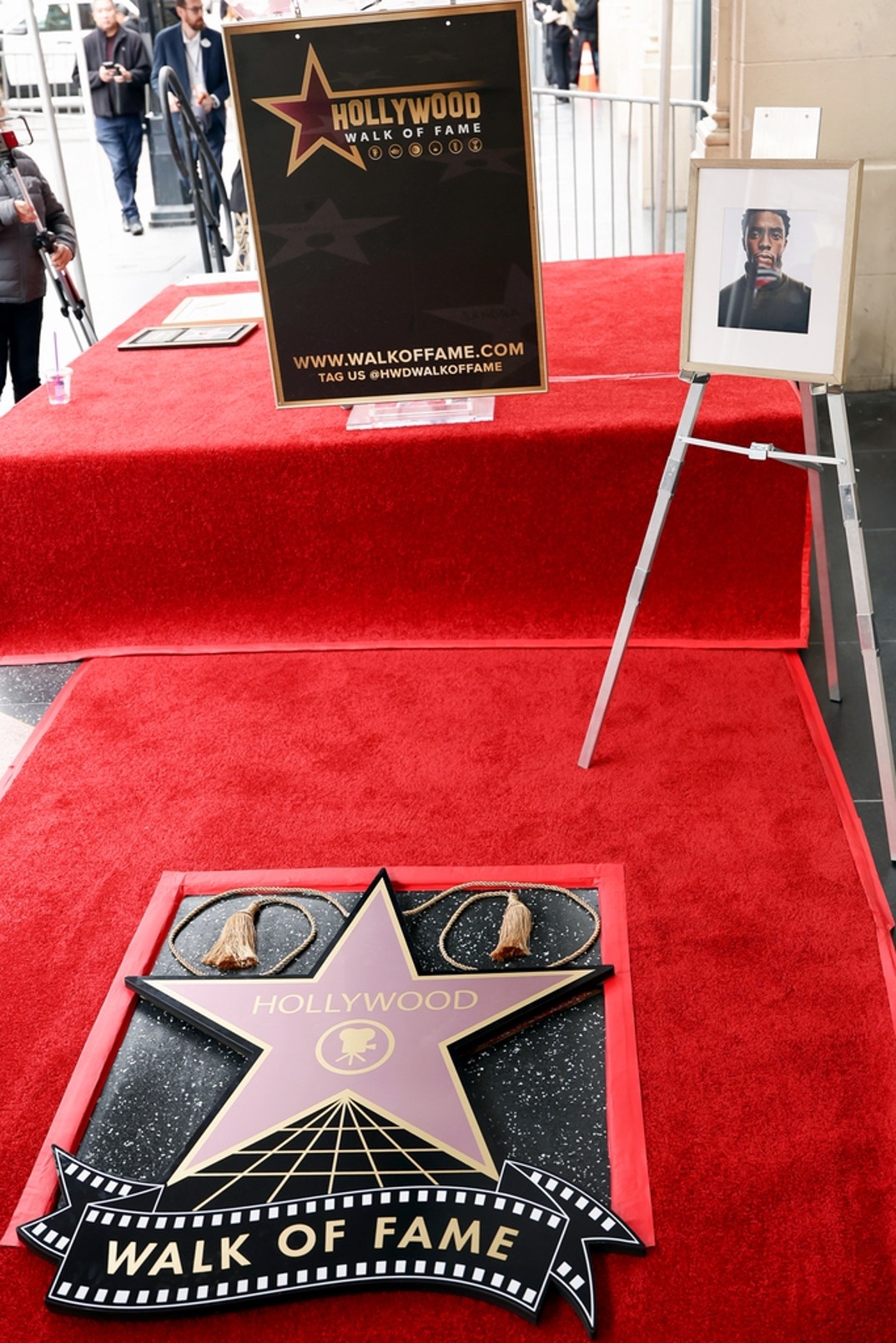 Chadwick Boseman Walk of Fame 0