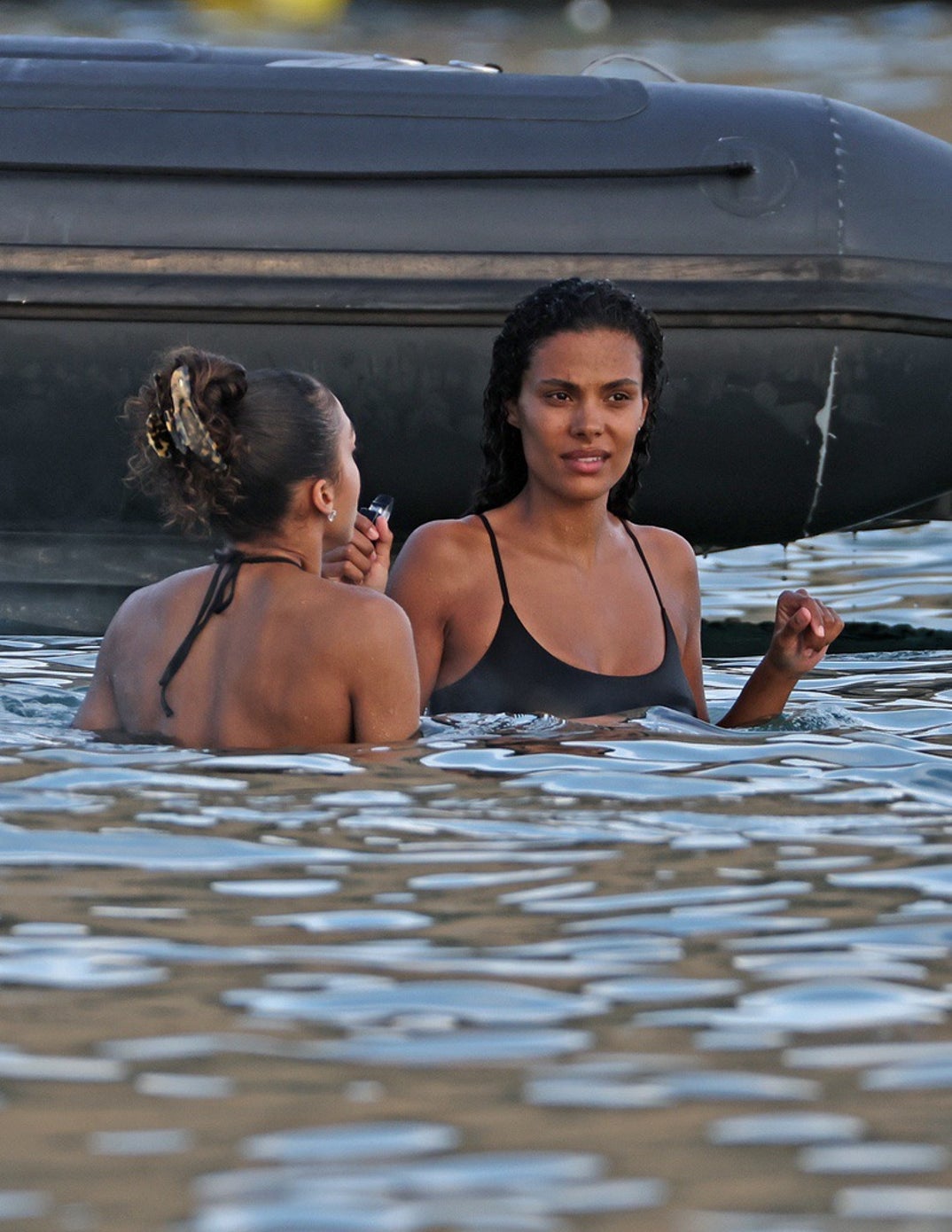 Lori Harvey Tina Kunakey Dip In Ibiza 0