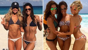 Dallas Cowboys Cheerleaders' Bikini Shoot -- Strippin' Down In Cancun [PHOTOS]