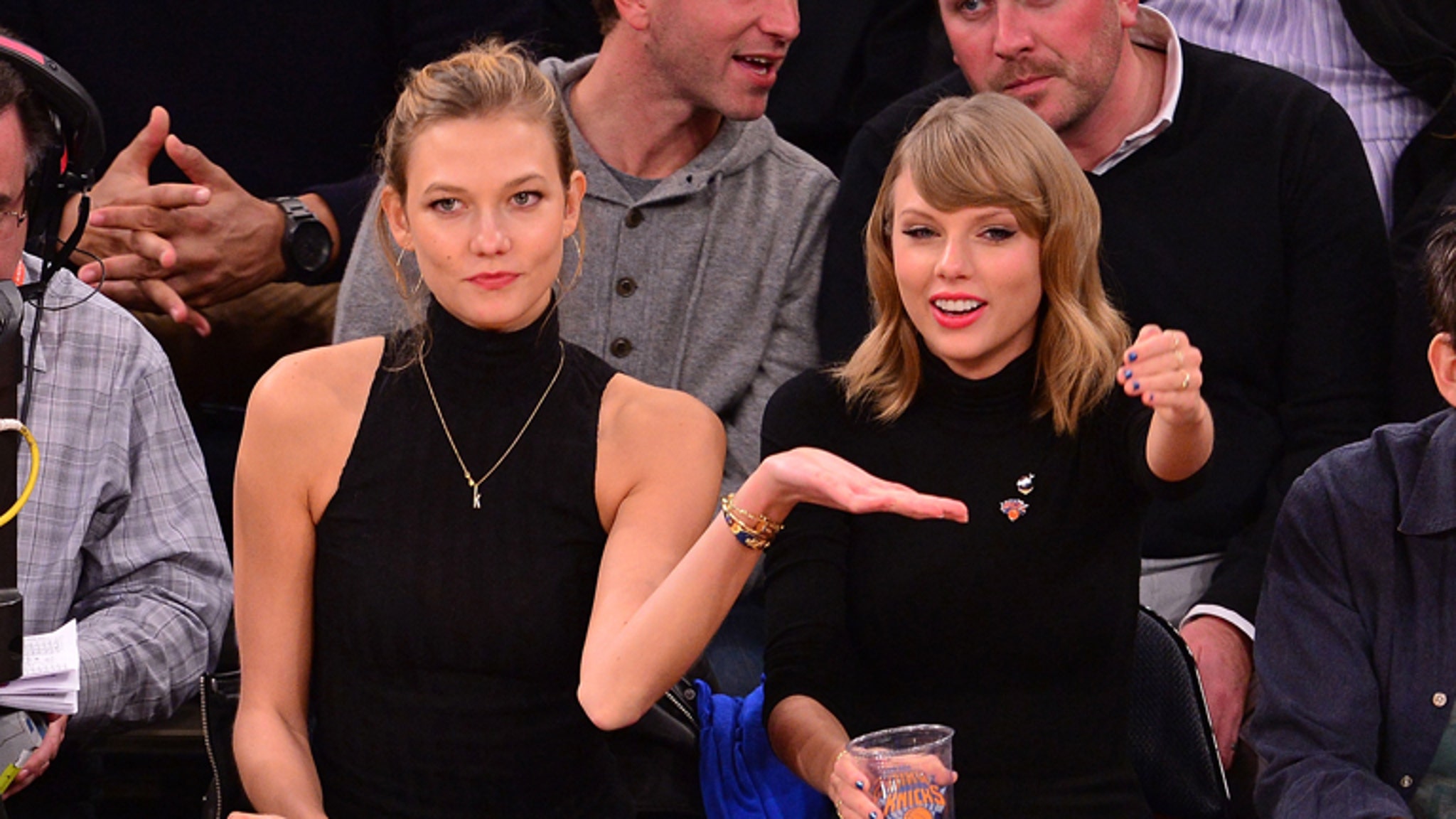 Stars at the Knicks Game