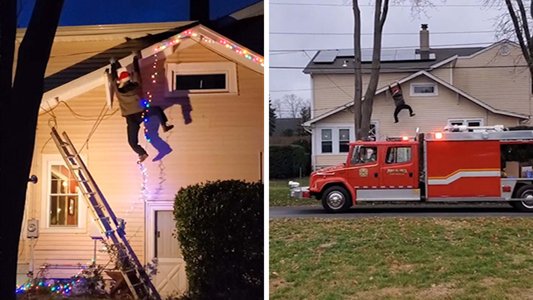 Christmas Vacation\' Holiday Decoration Roof Prank Gets Fire Dept ...