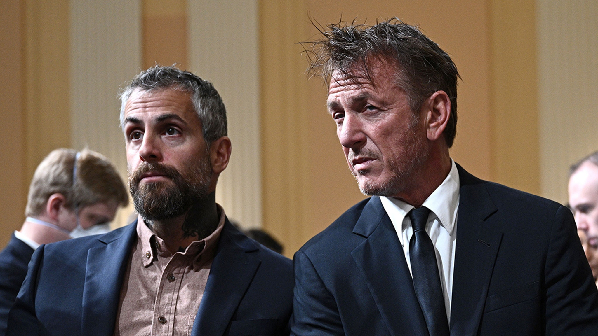 Sean Penn On Capitol Hill for House Committee's January 6th Hearing