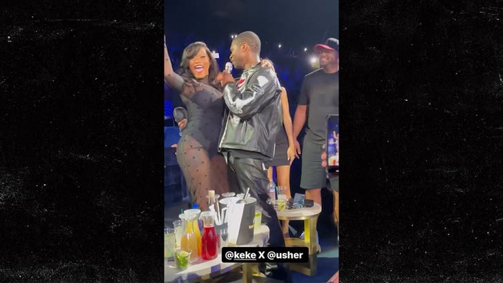 Keke Palmer's Baby Daddy Defends Shaming Her Outfit at Usher Show