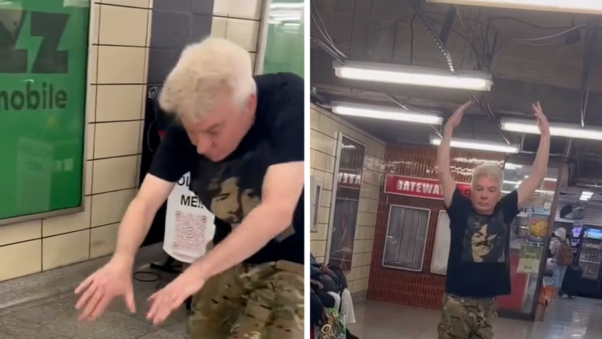 Mike Myers Performs Ballet Moves in Toronto Subway