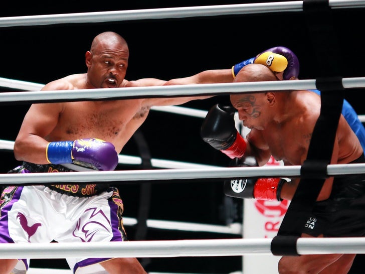 Mike Tyson vs. Roy Jones Jr -- Fight Photos