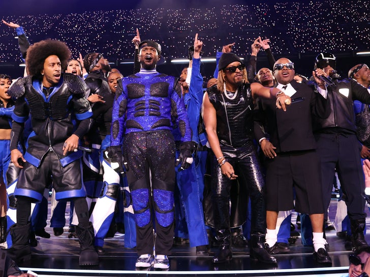 Usher Performs For Super Bowl LVIII Halftime Show
