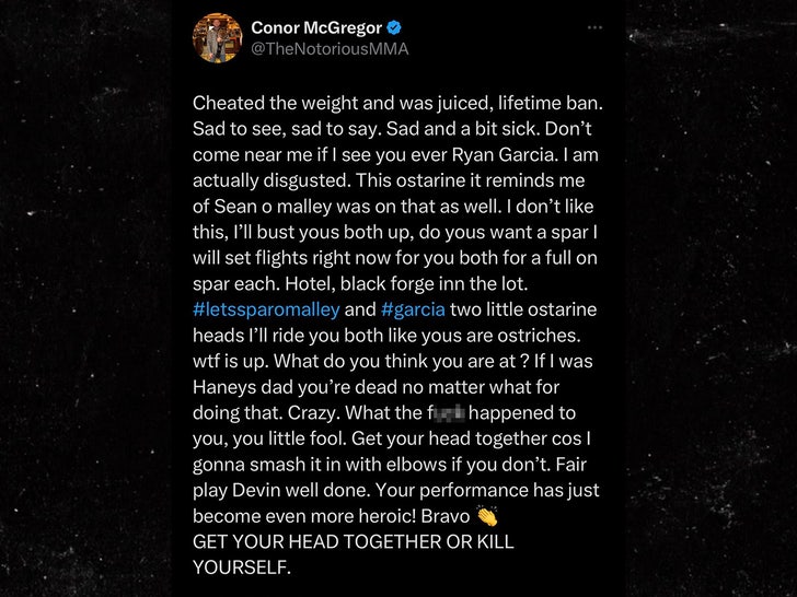 Conor McGregor Post_