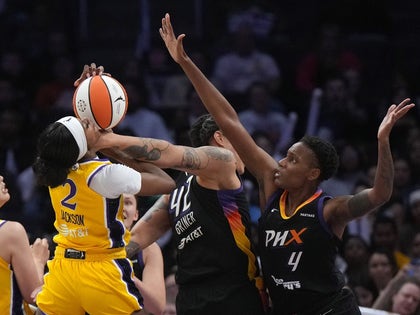 Brittney Griner Squares Up With Rickea Jackson During Game 3