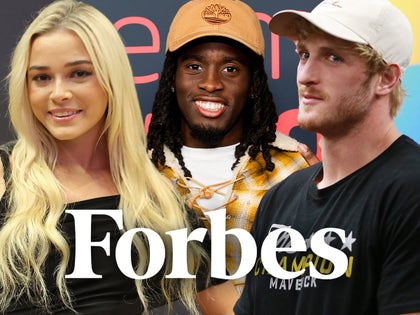 livvy dunne, logan paul and kai cenat FORBES