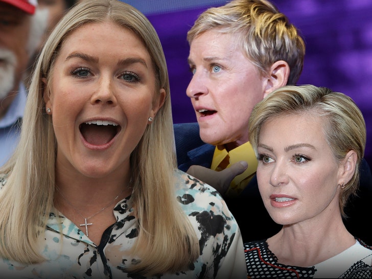 Portia de Rossi karoline leavitt ellen degeneres getty 1