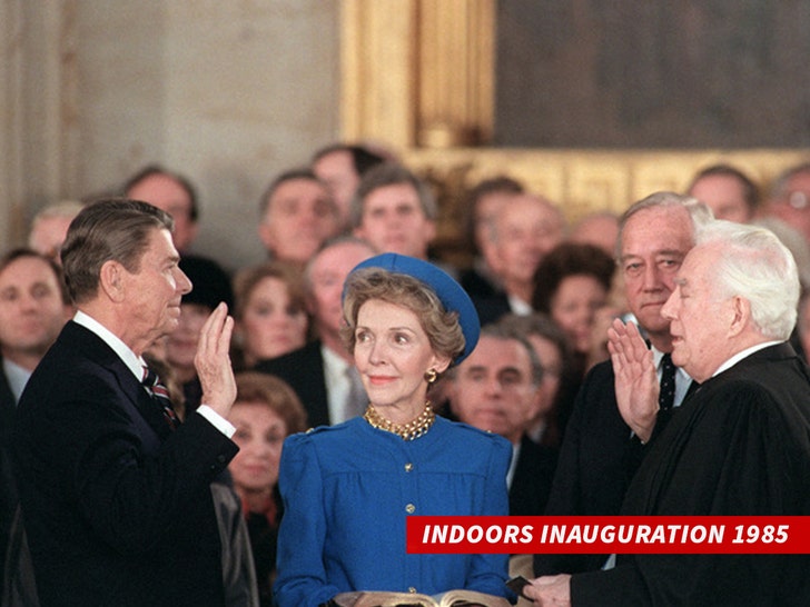 indoors inauguration 1985