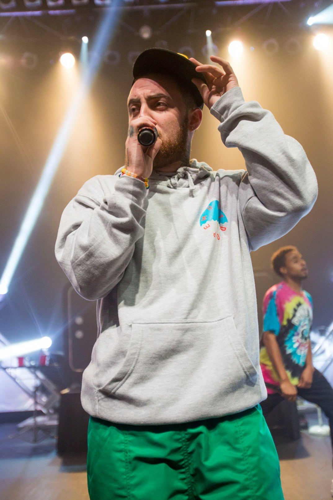 Mac miller green online hoodie