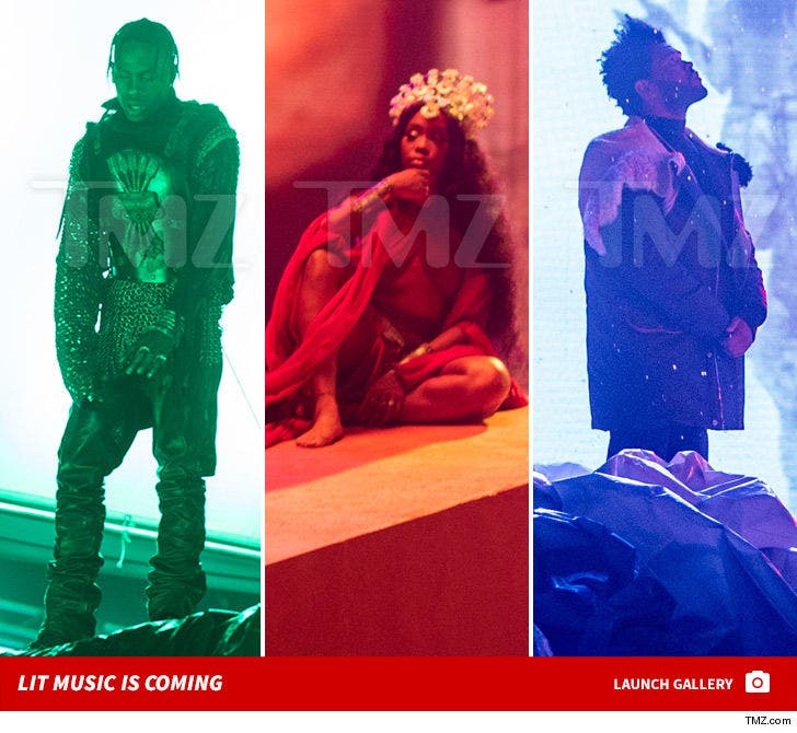 The Weeknd, SZA & Travis Scott Shoot 'GoT' Music Video
